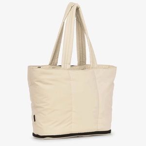Luka Expandable Laptop Tote - Oatmeal